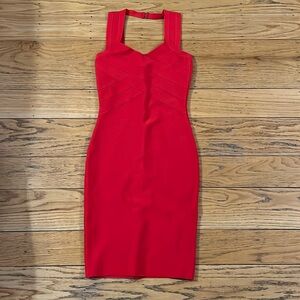 Red Bandage Mini Dress